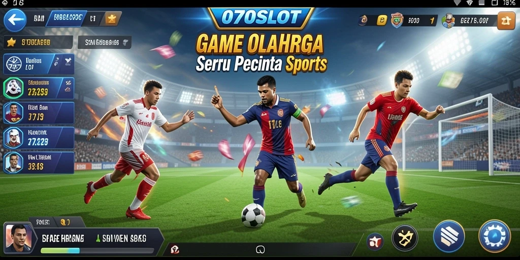 Tampilan gameplay seru di 070SLOT dengan berbagai pilihan olahraga.