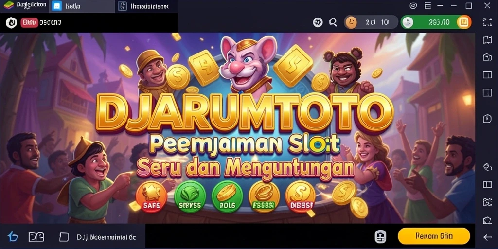 Tampilan menarik dari gameplay Slot DJARUMTOTO yang seru.