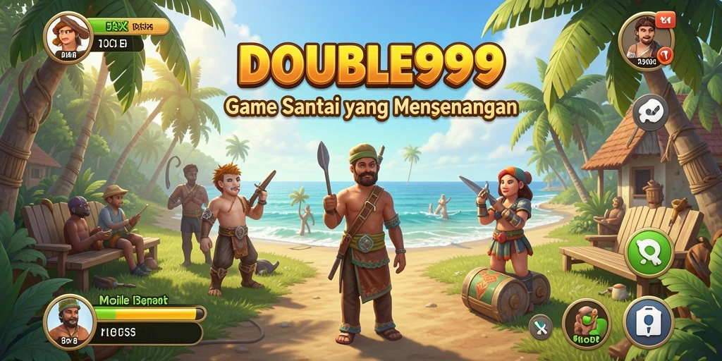 Tampilan gameplay <strong>DOUBLE999</strong> yang mengasyikkan dan penuh warna.