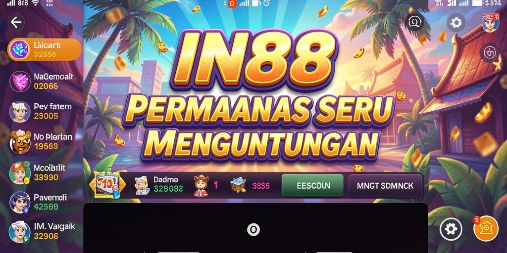 Tangkapan layar permainan Slot yang mendebarkan di IN88.