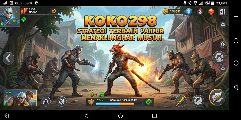 Tangkapan layar utama KOKO288 menampilkan momen strategi pertempuran yang mendebarkan.