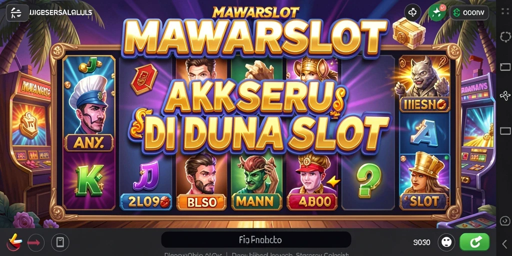 Tampilan gameplay seru dengan aksi mendebarkan dari MAWARSLOT.