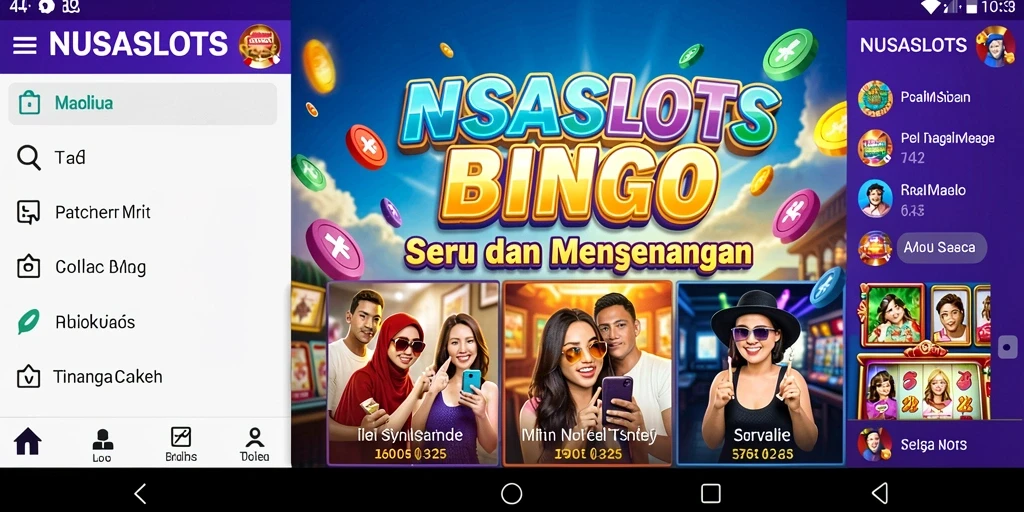 Tampilan gameplay NUSASLOTS dengan keseruan permainan Bingo.