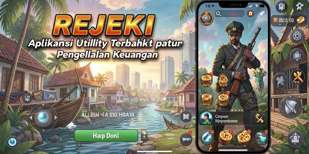 Tampilan antar muka REJEKI yang bersih dan informatif.