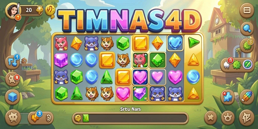 Tangkapan layar gameplay seru dalam <strong>TIMNAS4D</strong> menyajikan tantangan mencocokkan warna.