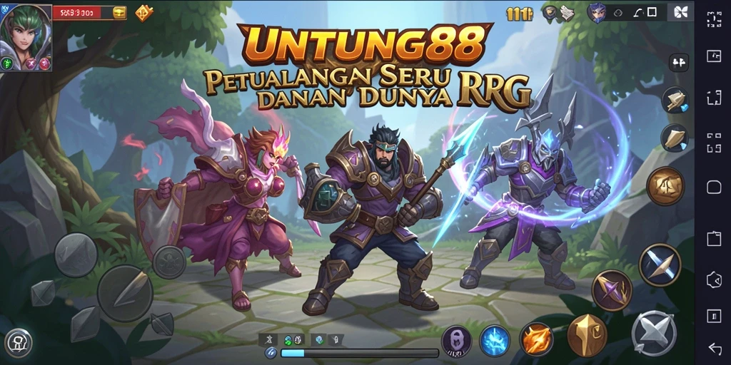 Tampilan gameplay UNTUNG88 yang dinamis dan penuh aksi.