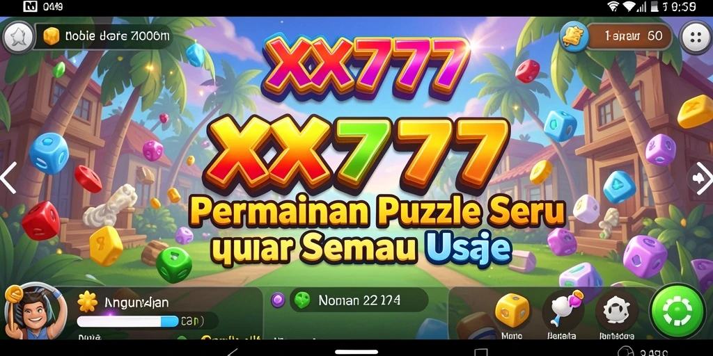 Tampilan screenshot XXX777 menampilkan gameplay Puzzle yang mendebarkan.